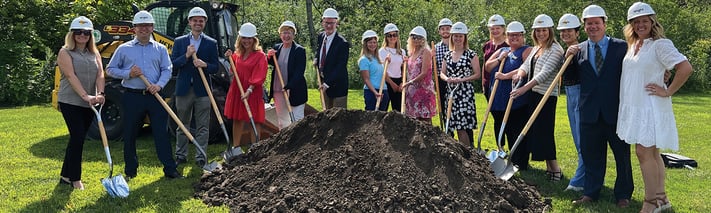 commissioners and contractors at Willowbrook