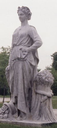 agricultural statue at Danada Forest Preserve