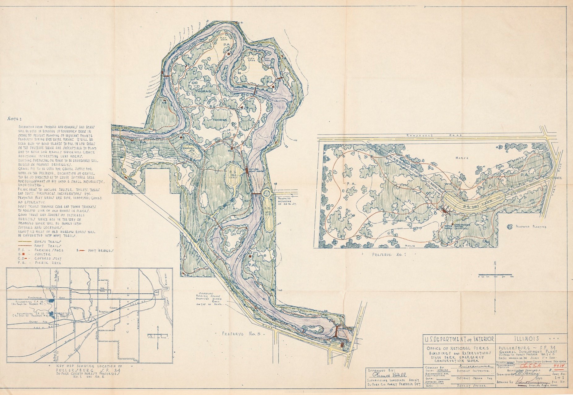 Fullersburg landscape plan