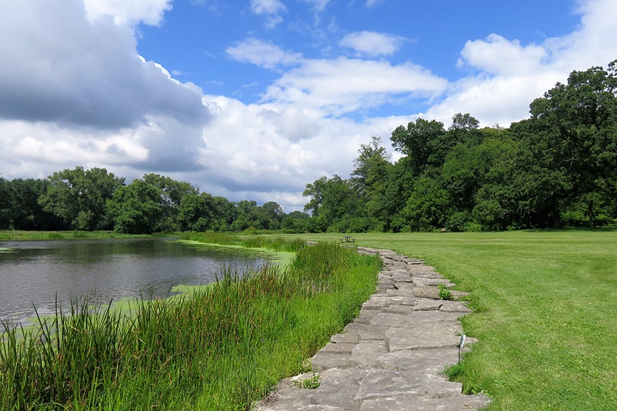 river at Churchill Woods