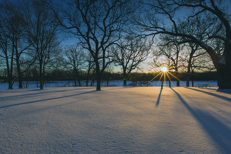 Herrick Lake in winter