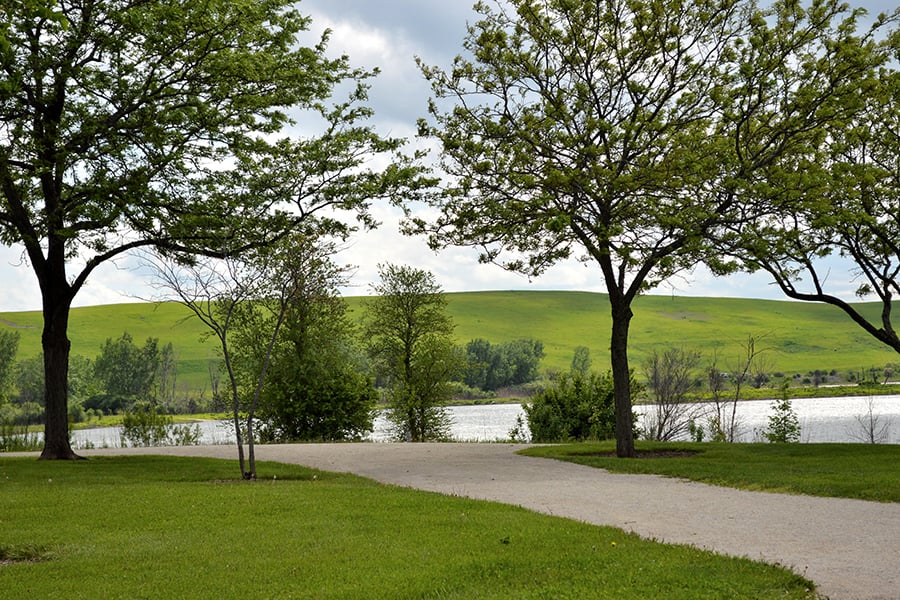 trail at Mallard Lake