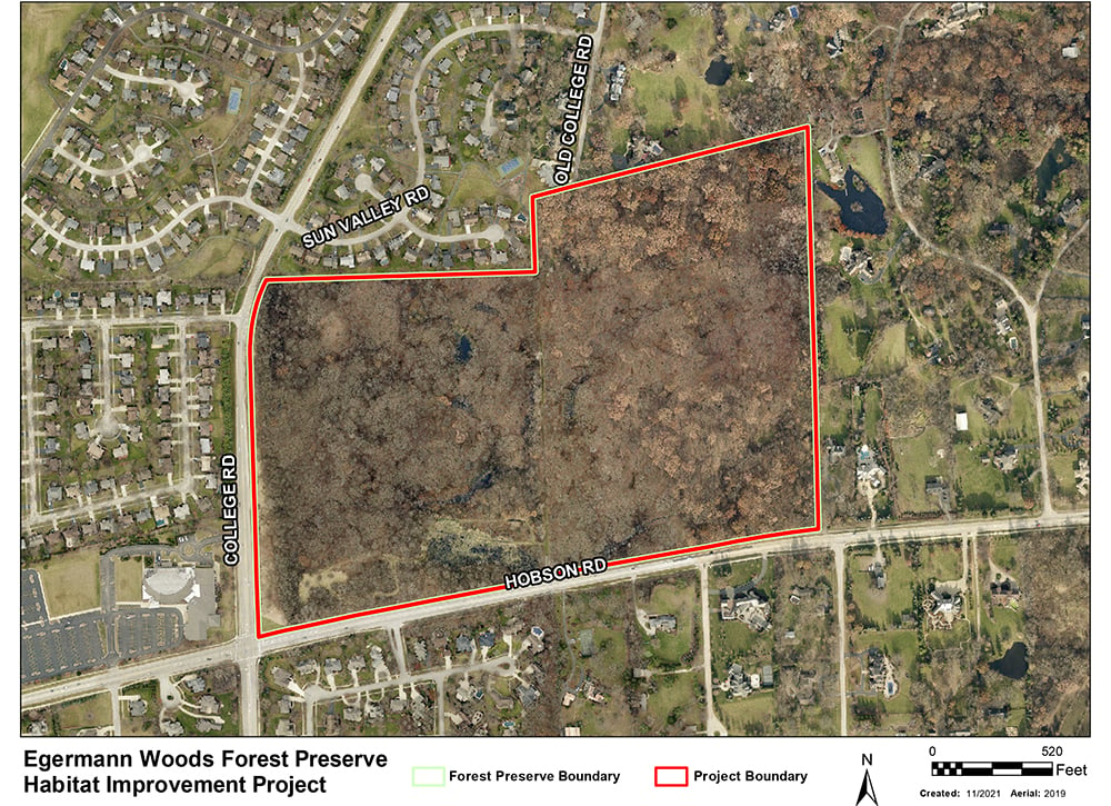 Egermann Woods Project Map