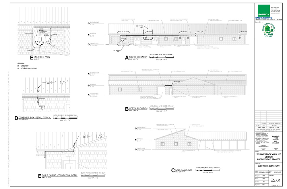 Willowbrook Solar Elevation plan