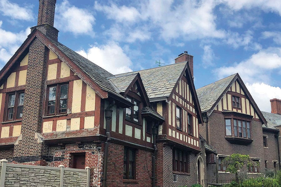 exterior of Mayslake Hall