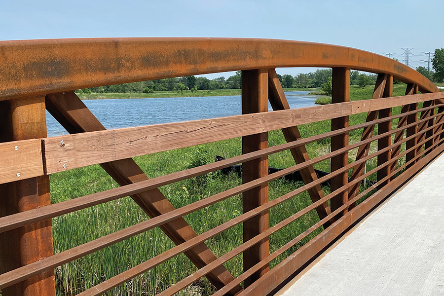 bridge at Hidden Lake