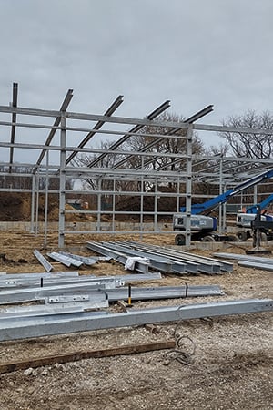 wildlife center under construction