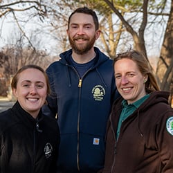 Photo of blog author Jenny Kamm, Derek Gronlund, and Jennifer Rydzewski